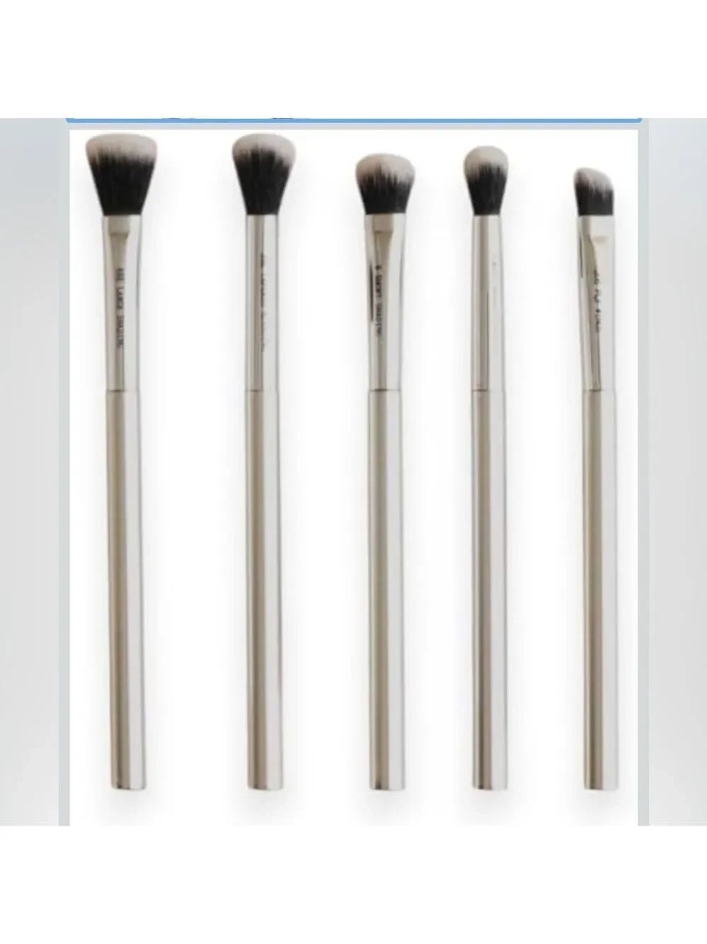 F.A.R.A.H Silver Makeup Eye Perfection Brush Set